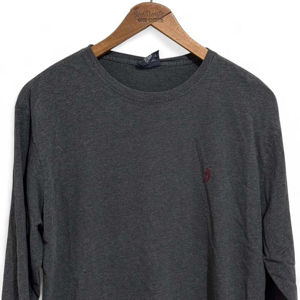 Polo Ralph Lauren Long Sleeve T-Shirt Size S Dark Gray Cotton